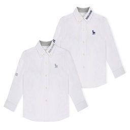 [DBY1BB6801110] Boy's School Long Sleeve Shirt
