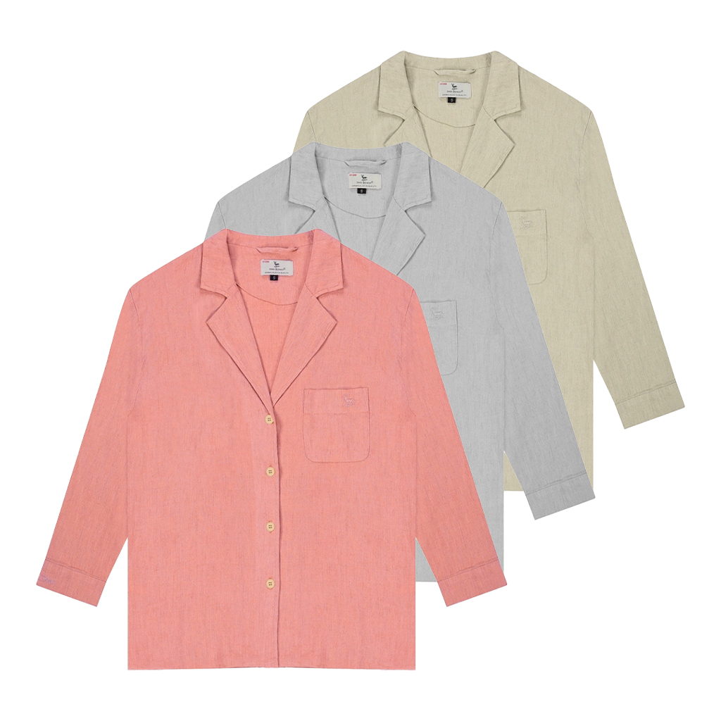 Women's Long Sleeve Linen Shirts