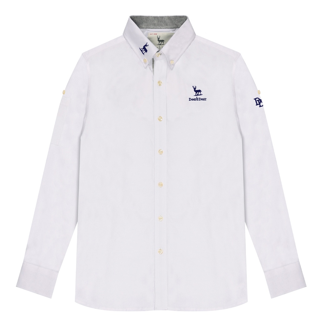 قميص كم طويل_Men's School Long Sleeve Shirts