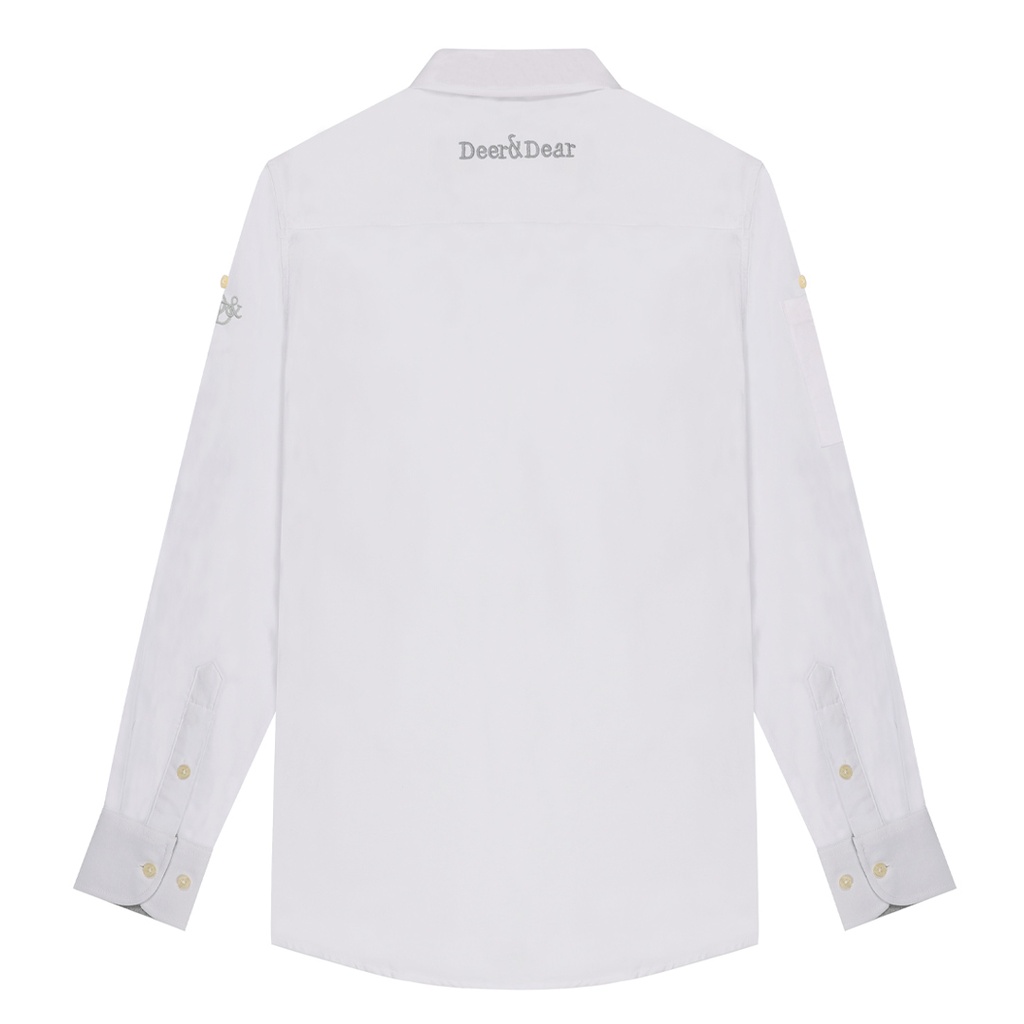قميص كم طويل_Men's School Long Sleeve Shirts
