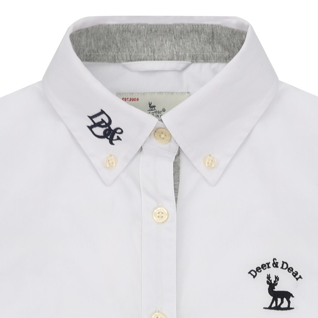 قميص كم طويل_Women's School Long Sleeve Shirt