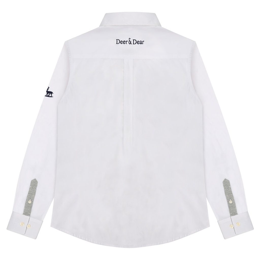 قميص كم طويل_Women's School Long Sleeve Shirt