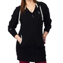 [D15WM22209106 / 900-XS] Women's Hoodie Jacket (BLACK, XS)