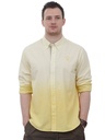 [D17MN15101104 / 651-M] Men's Shirt (YELLOW, M)
