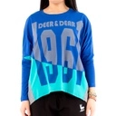 [D17WM18103105 / 742-XS] Women's T-Shirt&Top (HAN BLUE, XS)