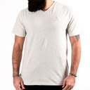 [D18MN17103105 / 203-3XL] تي شيرت (كريمي, 3XL)