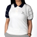 [D18WM18102101 / 203-XS] Women's Polo Shirt (CREAM, XS)