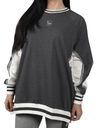 [D18WM24110106 / 809-XS] Women's Pullover (DAVY GRAY, XS)
