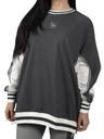 [D18WM24110106 / 809-XS] Women's Pullover (DAVY GRAY, XS)