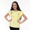[D19GR16101701 / 651-80] Girl's Top (YELLOW, 80 (1Yr))