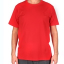 [D19MN17103703 / 533-M] Men's T-Shirt (RED, M)