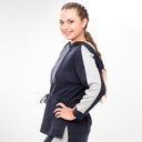 [D19WM04210102 / 900-XS] Women's Hoodies (BLACK, XS)