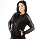 [D19WM22109504 / 900-XS] Women's Hoodie Jacket (BLACK, XS)