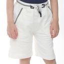 [D20BY25107102 / 203-110] Boy's Training Shorts (CREAM, 110 (5-6Yrs))