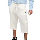 [D20MN25106103 / 203-XS] Men's Linen Shorts (CREAM, XS)