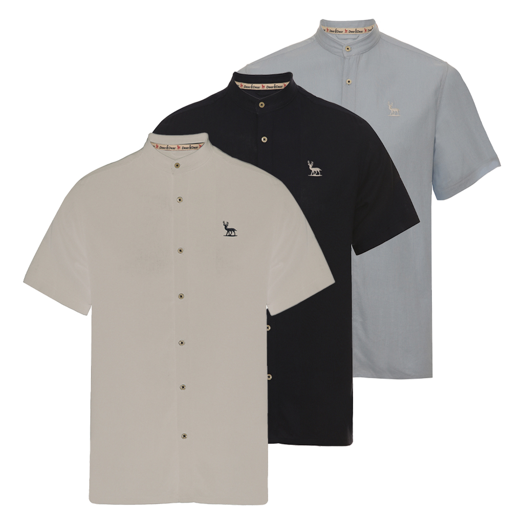 Men's Short Sleeve Linen Shirts