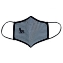 [DUS1BA9262001 / 751-S] D&D Stripe Face Mask (NAVY BLUE, S)