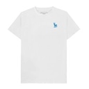 [DBY1BB8603704 / 855-110] Kids T-Shirt (WHITE WITH AZURE LOGO, 110 (5-6Yrs))