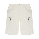 [DMN1BB2506103 / 203-S] Men's Linen Shorts (CREAM, S)
