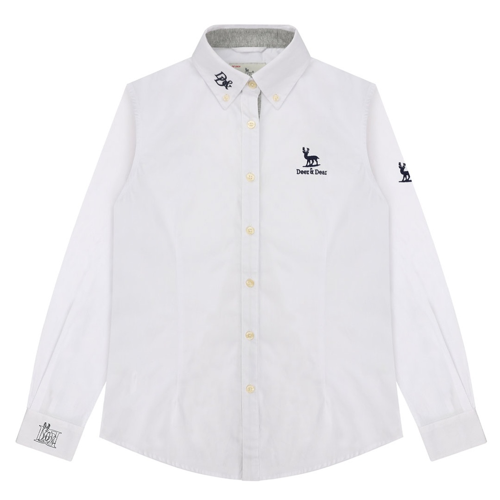 [DWM1BB1601110 / 851-XS] Women's School Long Sleeve Shirt (XS)