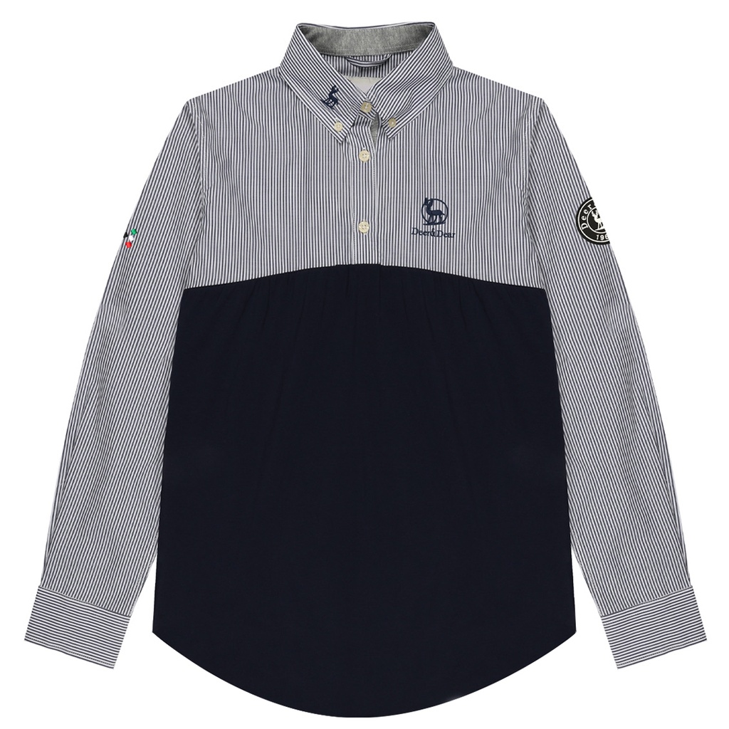 قميص كم طويل_Women's School Long Sleeve Shirt