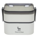 شنطة غداء بطبقتين من دير اند دير _D&amp;D Double Layer Lunch Box Set
