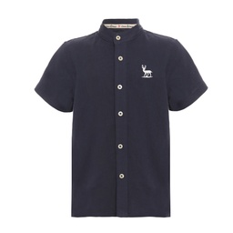 [DBY1BB6801103] Boy's Short Sleeve Linen Shirts