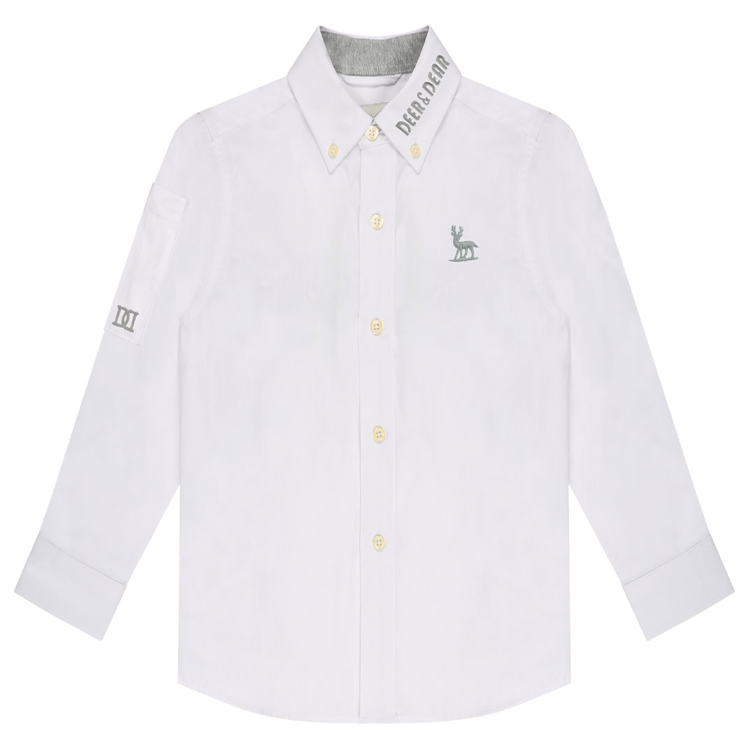 قميص كم طويل_Boy's  School Long Sleeve Shirts