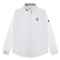 [DWM1BB1601111] قميص كم طويل_Women's School Long Sleeve Shirt