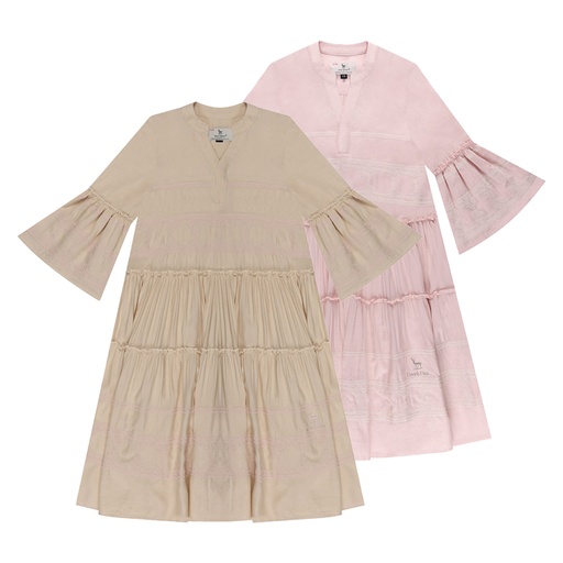 [DGR1BC8012701] Girl's Midi Dress