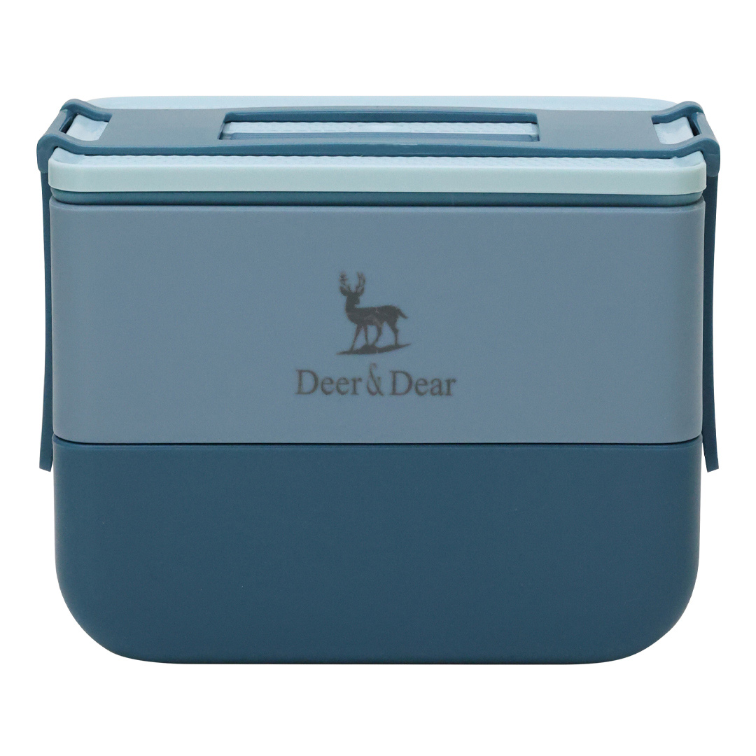 D&D Double Layer Lunch Box Set With Spoon