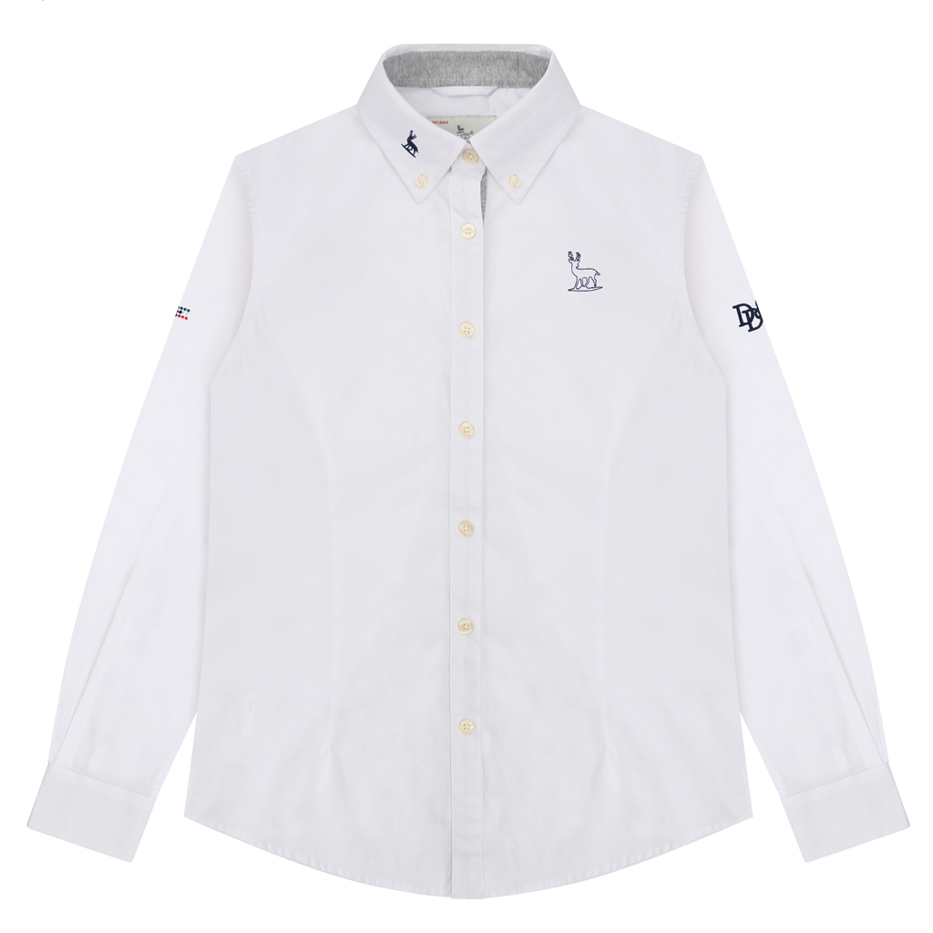 قميص كم طويل_Women's School Long Sleeve Shirt