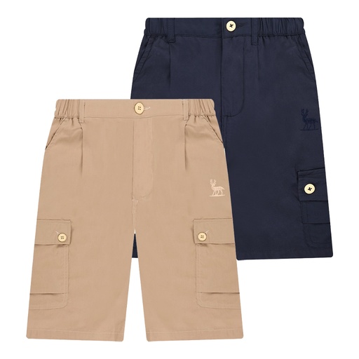 [DBY1BD7606105] Boy's Cargo Shorts