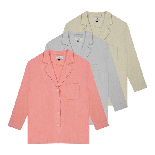 [DWM1BD1601121] Women's Long Sleeve Linen Shirts